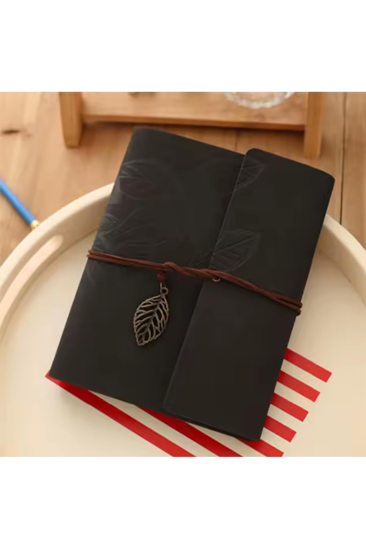 SODEF Handmade Leather Journal & Pen Set