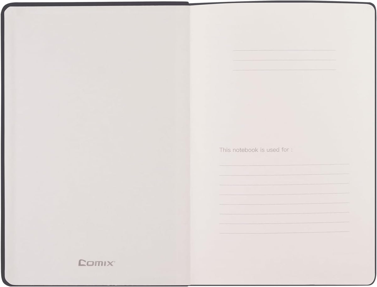 Comix A5 Hardcover Lined Journal Notebook, 240 Pages