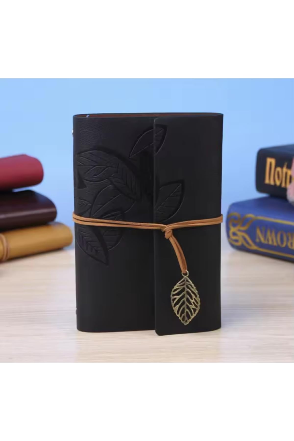 SODEF Handmade Leather Journal & Pen Set