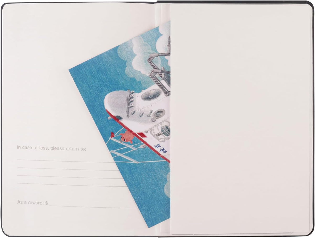 Comix A5 Hardcover Lined Journal Notebook, 240 Pages