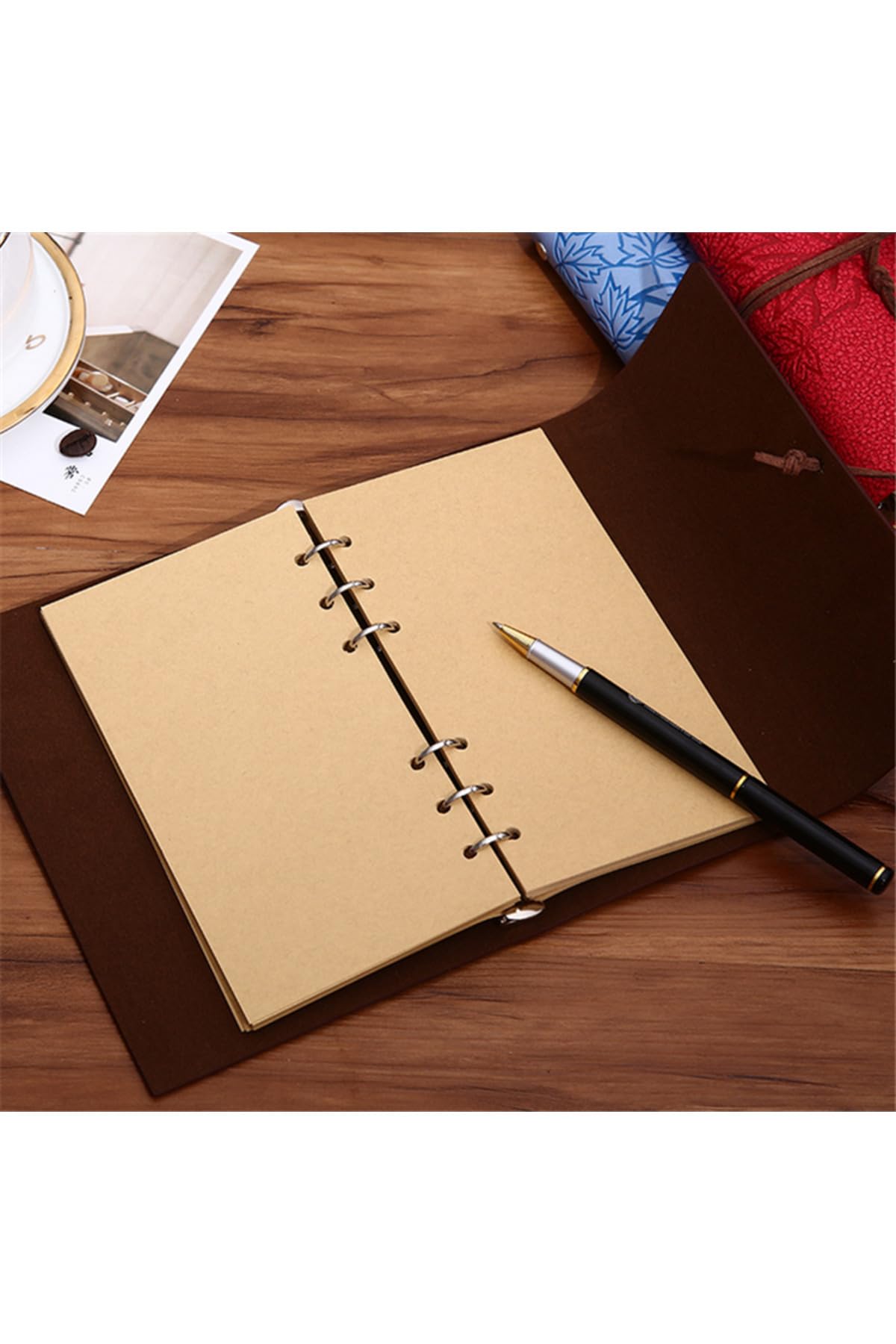 SODEF Handmade Leather Journal & Pen Set