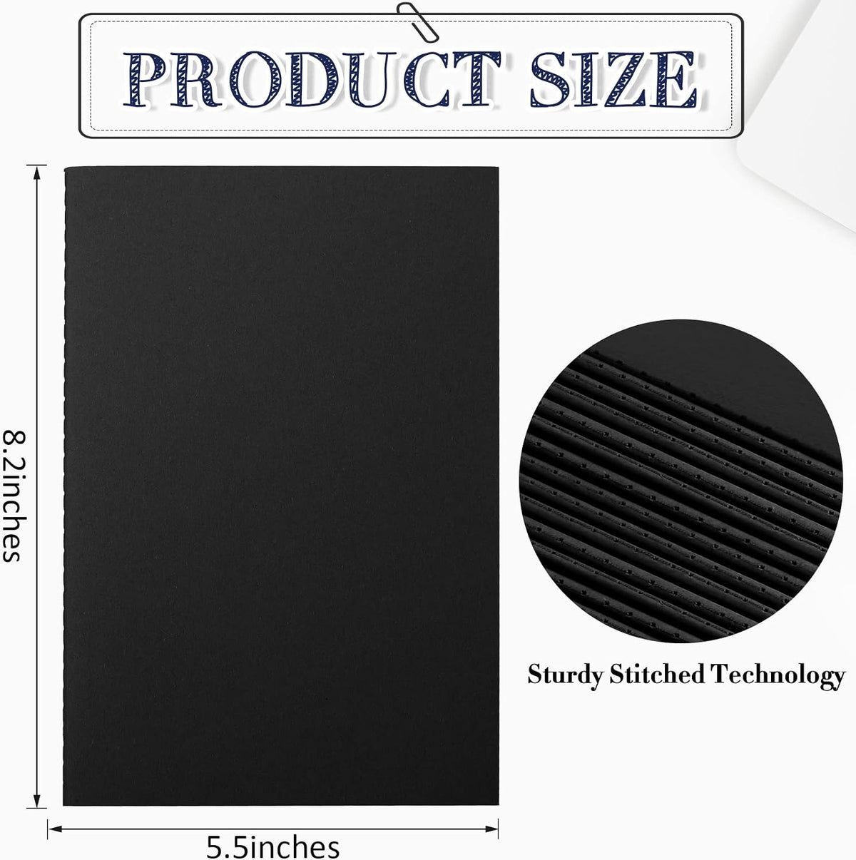 Sabary A5 Kraft Notebook Journals, Bulk Pack