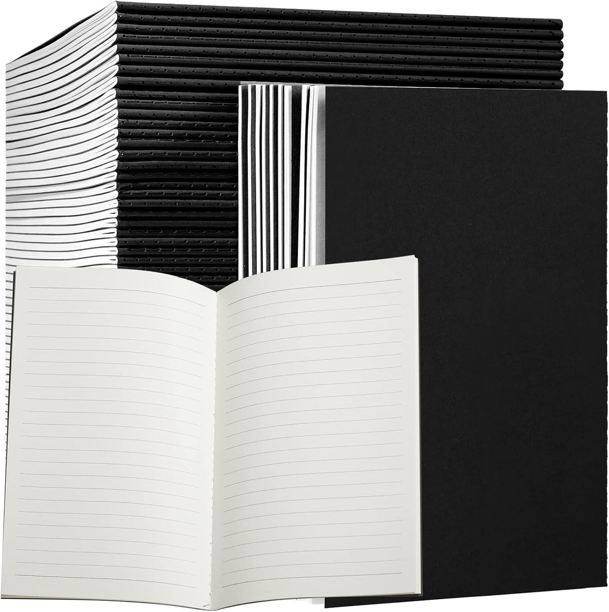 Sabary A5 Kraft Notebook Journals, Bulk Pack