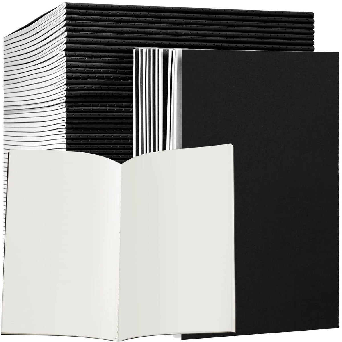 Sabary A5 Kraft Notebook Journals, Bulk Pack