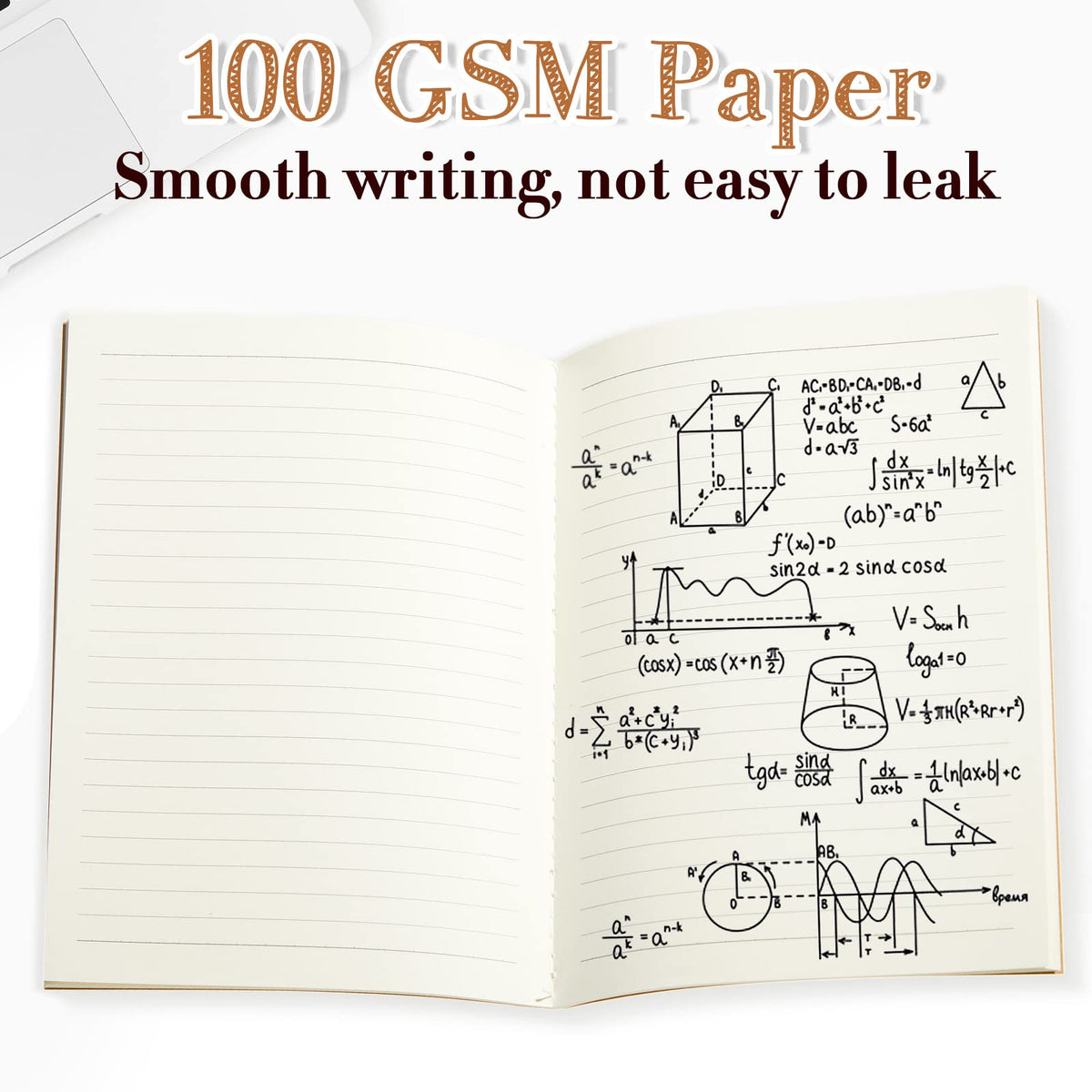 Sabary A5 Kraft Notebook Journals, Bulk Pack