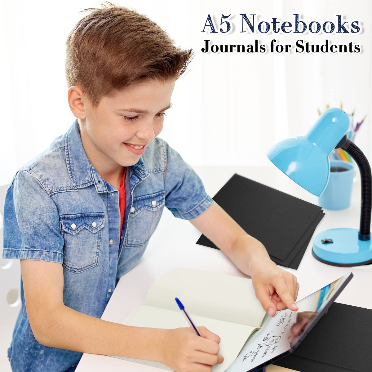 Sabary A5 Kraft Notebook Journals, Bulk Pack