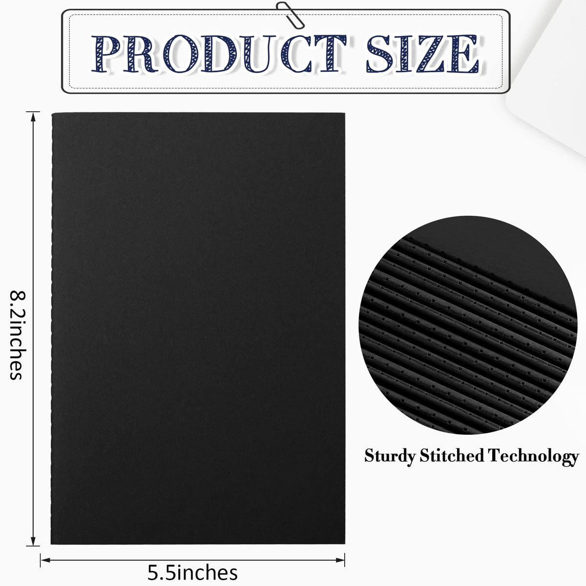 Sabary A5 Kraft Notebook Journals, Bulk Pack