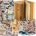 SaFeHoM 212-Piece Vintage Scrapbook & Journal Set