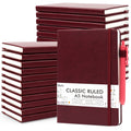 feela 24-Pack Hardcover Lined Journal Notebooks
