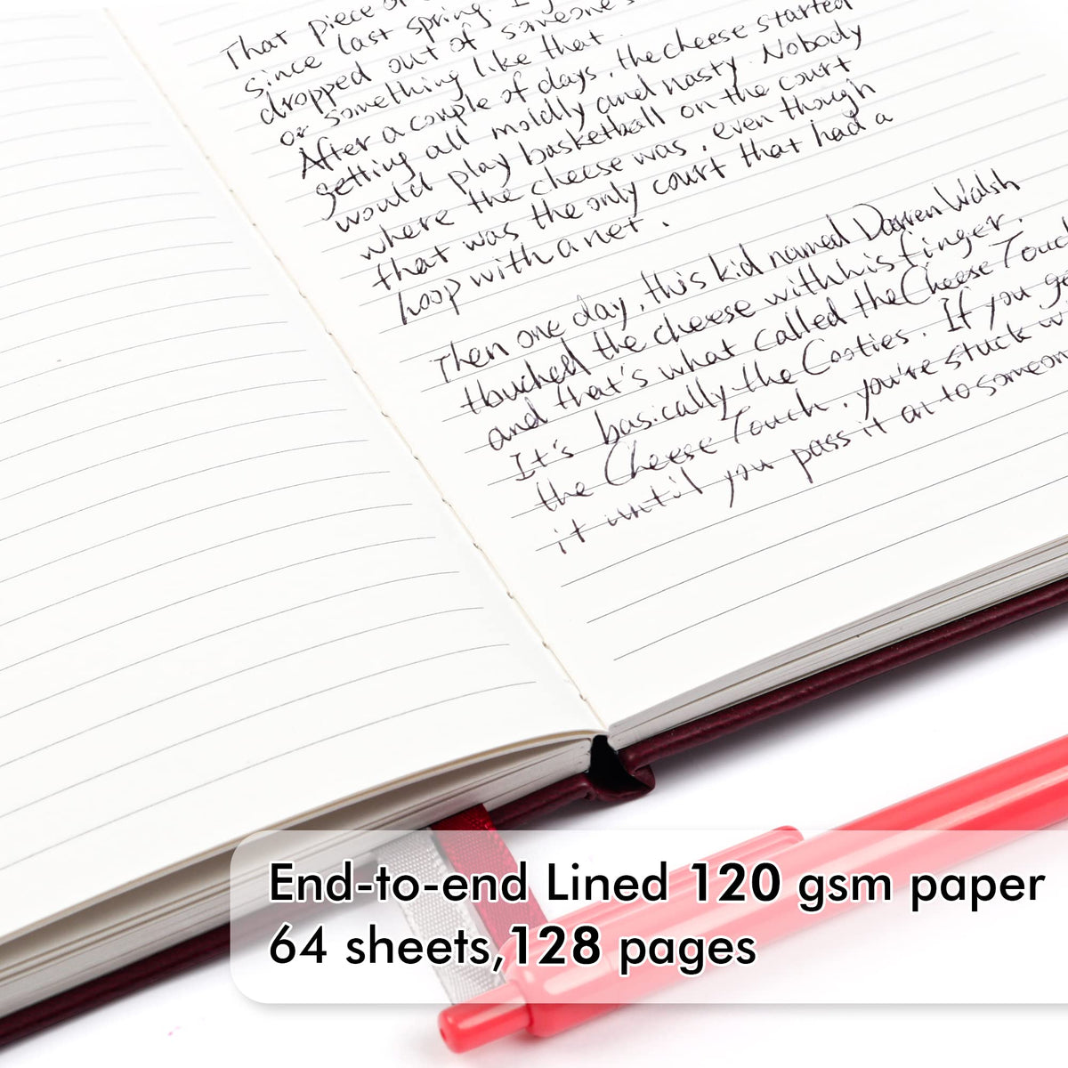 feela 24-Pack Hardcover Lined Journal Notebooks